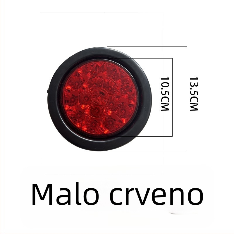 LED stražnja svjetiljka za CIMC poluprikolicu, vodootporna kružna LED svjetlost, 24V