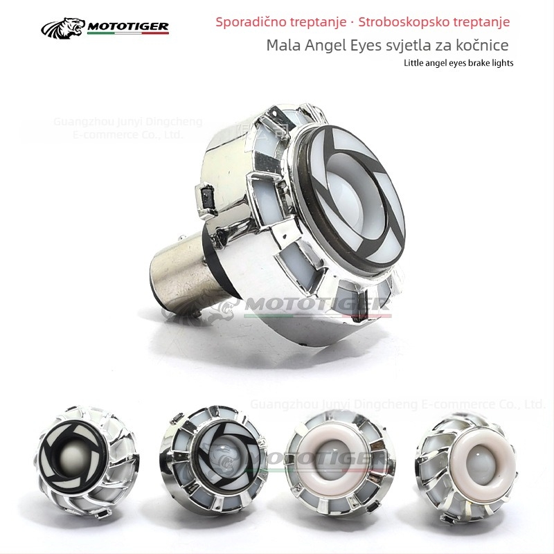 MOTOTIGER Angel Eye svjetlo kočnice motocikla – LED, 12V, 1W, 200 lm, Angel Eyes