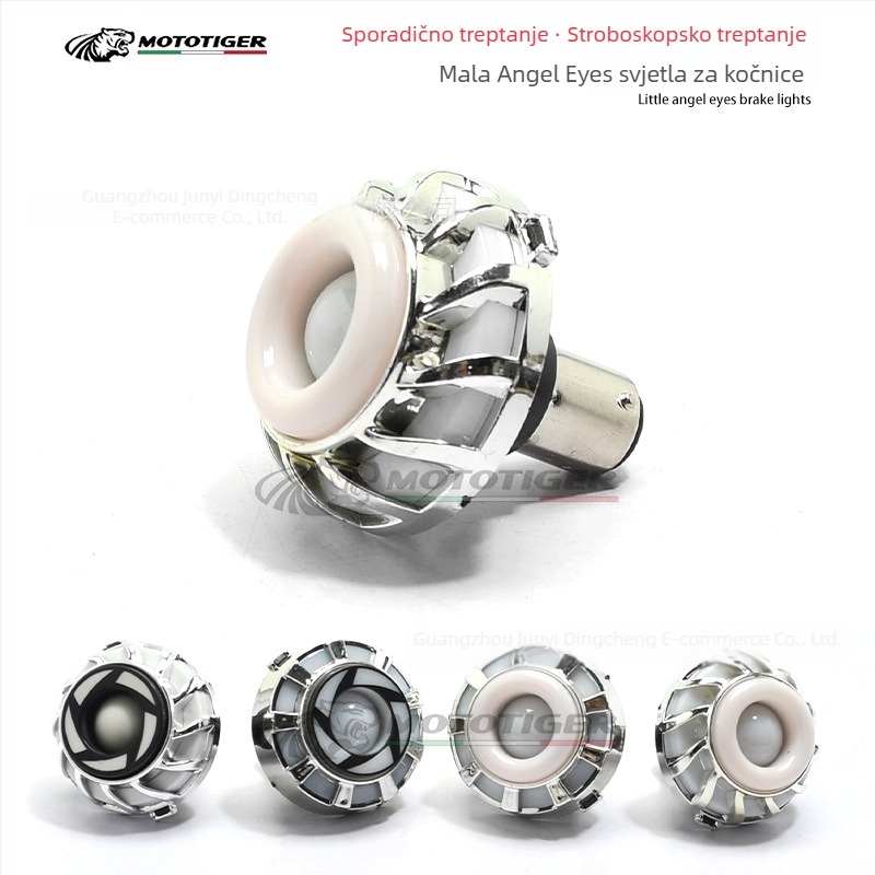 MOTOTIGER Angel Eye svjetlo kočnice motocikla – LED, 12V, 1W, 200 lm, Angel Eyes