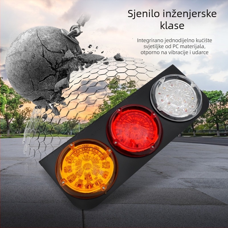 CIMC 24V LED kamionsko stražnje svjetlo s pokazivačem smjera (strelicom), stražnje svjetlo, bočno svjetlo i svjetlo kočnice