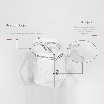 Jednokratna vrećica za filtriranje hladne kave, filtr od netkanog materijala, s petljom za vješanje, uključuje žličicu