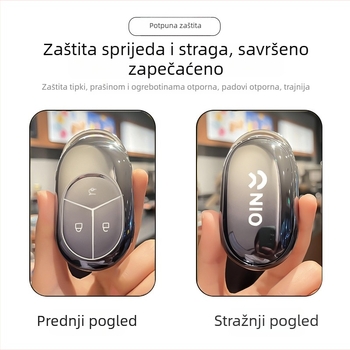 Gods business TPU futrola za ključ NIO ES6/ES8/EC6 s NFC karticom, jednostavan stil