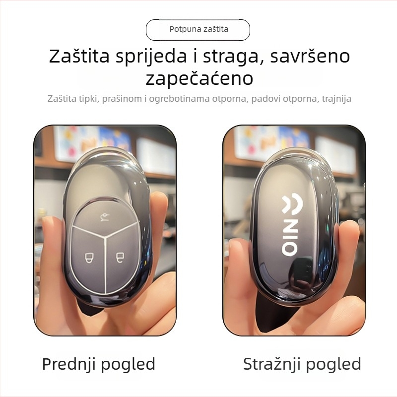 Gods business TPU futrola za ključ NIO ES6/ES8/EC6 s NFC karticom, jednostavan stil