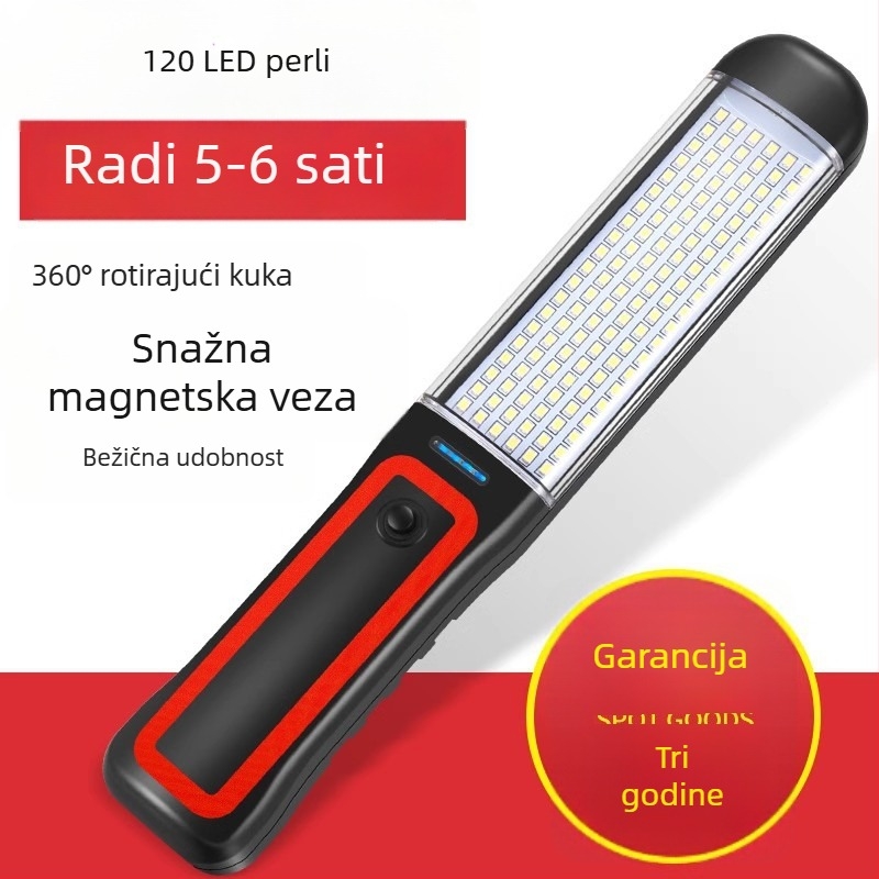 Automobilska radna svjetiljka s LED za održavanje, magnetska lampica za nužne situacije s ugrađenim power bankom, ultra lagana i tanka