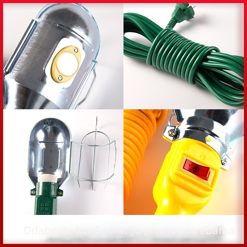 QY-087 Radna svjetiljka za popravak automobila, 100W, 12-220V, ABS kućište, univerzalna kompatibilnost