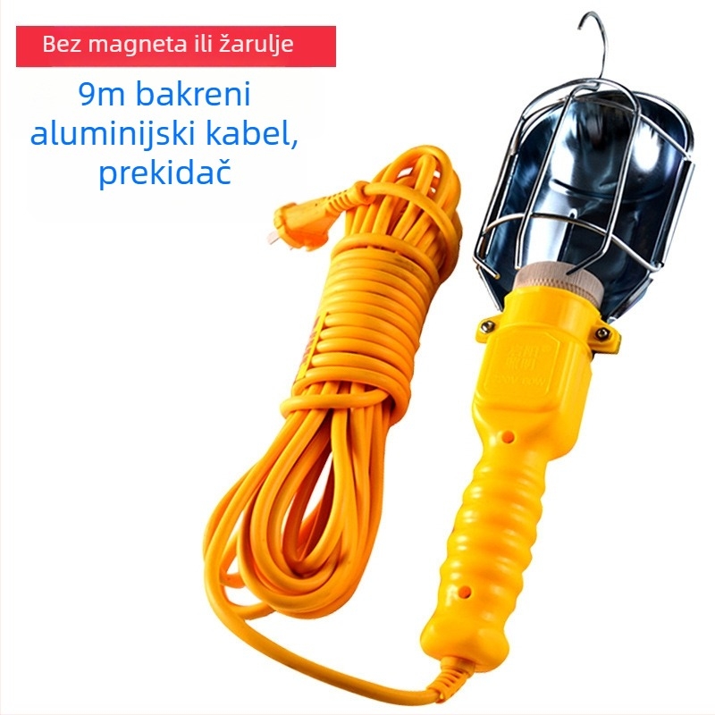 QY-087 Radna svjetiljka za popravak automobila, 100W, 12-220V, ABS kućište, univerzalna kompatibilnost