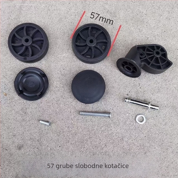 Univerzalni kotačić za zamjenu za prtljagu — otporan na habanje, plastičan, izdvojiv, dodaci za torbe (proljeće 2025, gradska jednostavnost)
