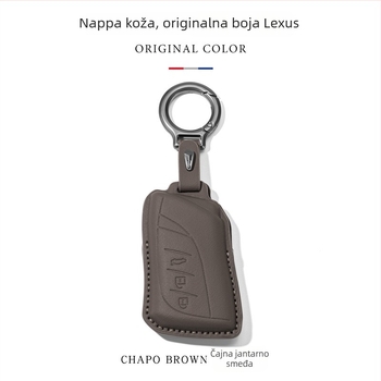 Etui za ključ za Lexus ES200/ES300, RX350h, RX270 – umjetna koža, visokokvalitetno zaštitno kućište za ključ s kopčom, prilagodljivo