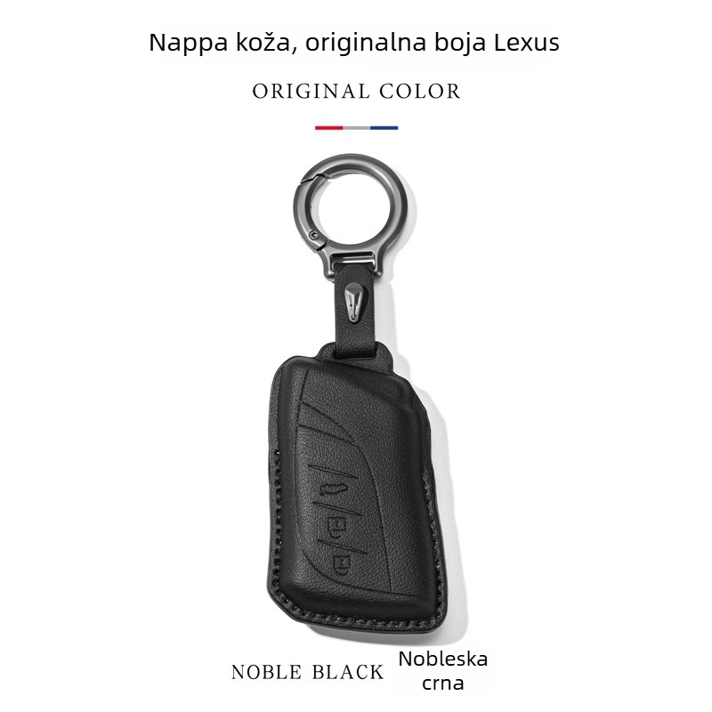 Etui za ključ za Lexus ES200/ES300, RX350h, RX270 – umjetna koža, visokokvalitetno zaštitno kućište za ključ s kopčom, prilagodljivo