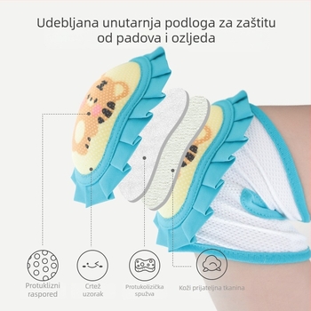 Dječji štitnici za koljena za puzanje i hodanje, lagana ljetna zaštitna podloga za bebe i djecu