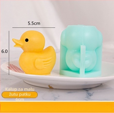 Silikon kalup za tortu u obliku patke, za čokoladni fondant, individualno pakirano, izdano 2015