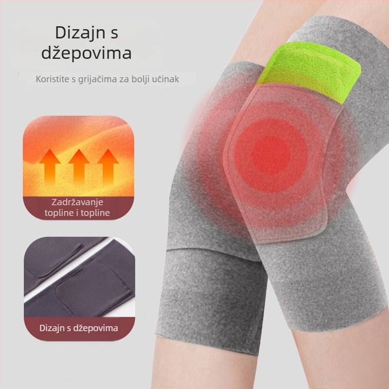 Koljenice s džepom – termalne, bezšivne, zaštita zgloba koljena, unisex