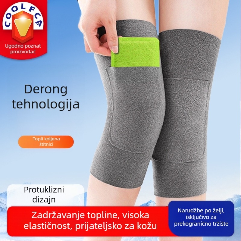 Koljenice s džepom – termalne, bezšivne, zaštita zgloba koljena, unisex