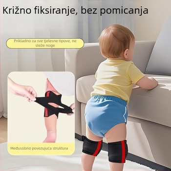 Zaštitni komplet za koljena i lakat beba, prilagodljiva zaštita od padova za puzanje, ljeto