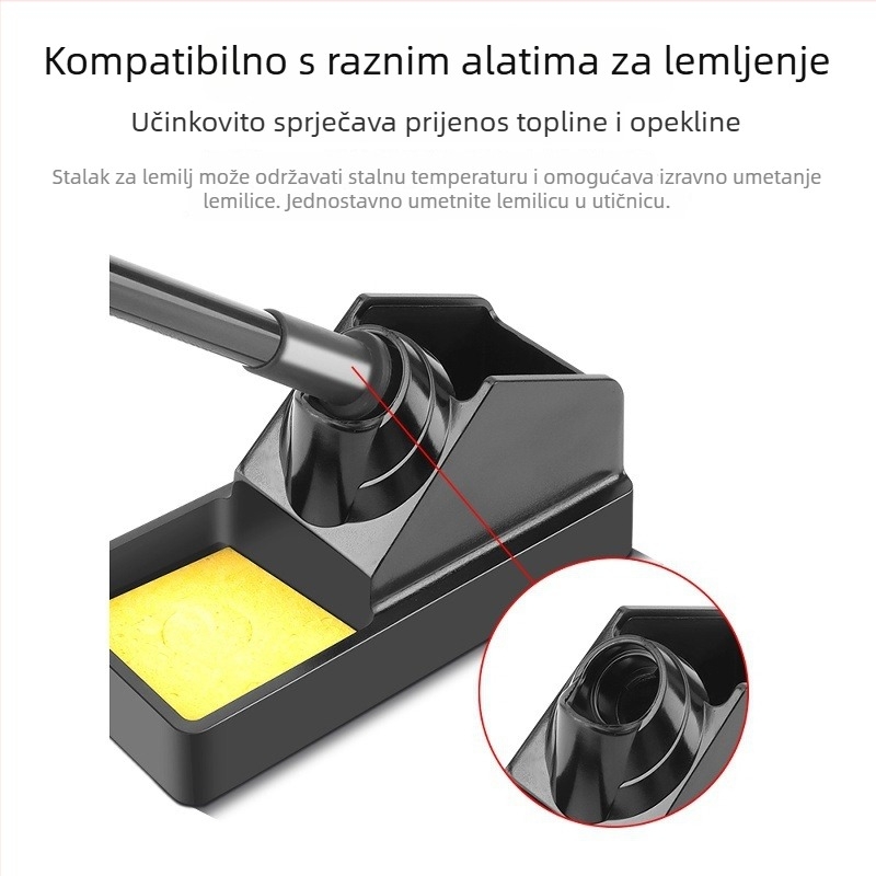 Deer Fairy Držač za lemilicu s Bakelitnim držačem i kromiranom bazom