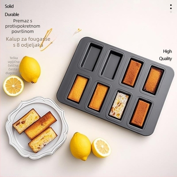 Guyi kalup za kolače, od ugljičnog čelika, moderni minimalistički stil, kvadratni kalup, 1-komplet