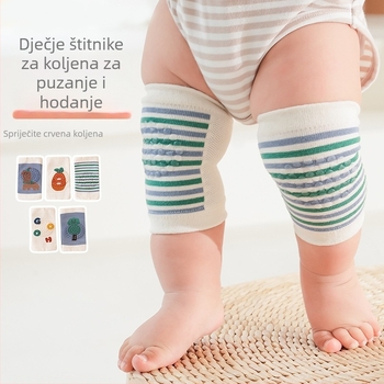 Beebi koljena štitnici za puzanje, ljetne protuklizne rukavice za koljena, visoka elastičnost