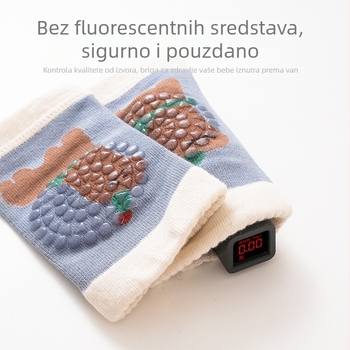 Beebi koljena štitnici za puzanje, ljetne protuklizne rukavice za koljena, visoka elastičnost