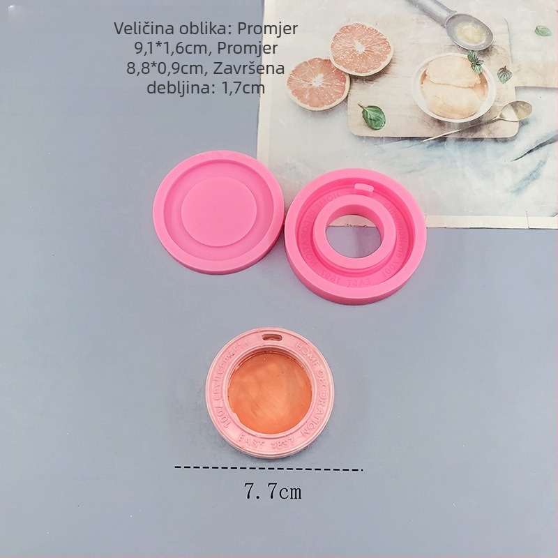 Silikonski kalup za pečenje – ovalni nepravilan oblik za čokoladu, fondant i torte – DIY