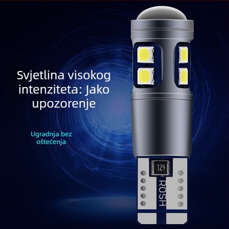 3-u-1 Auto LED svjetlo za širinu, registarska ploča i prtljažnik, 3030 LED, 5W, 12-18V
