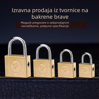 Kućni katanc Type C • Željezni tijelo • Marka Sailor • Pogodno za dom, školu, dom za studente, tvornicu, gradilište i prtljagu • Ključ se ne može izvaditi kada je brava otvorena