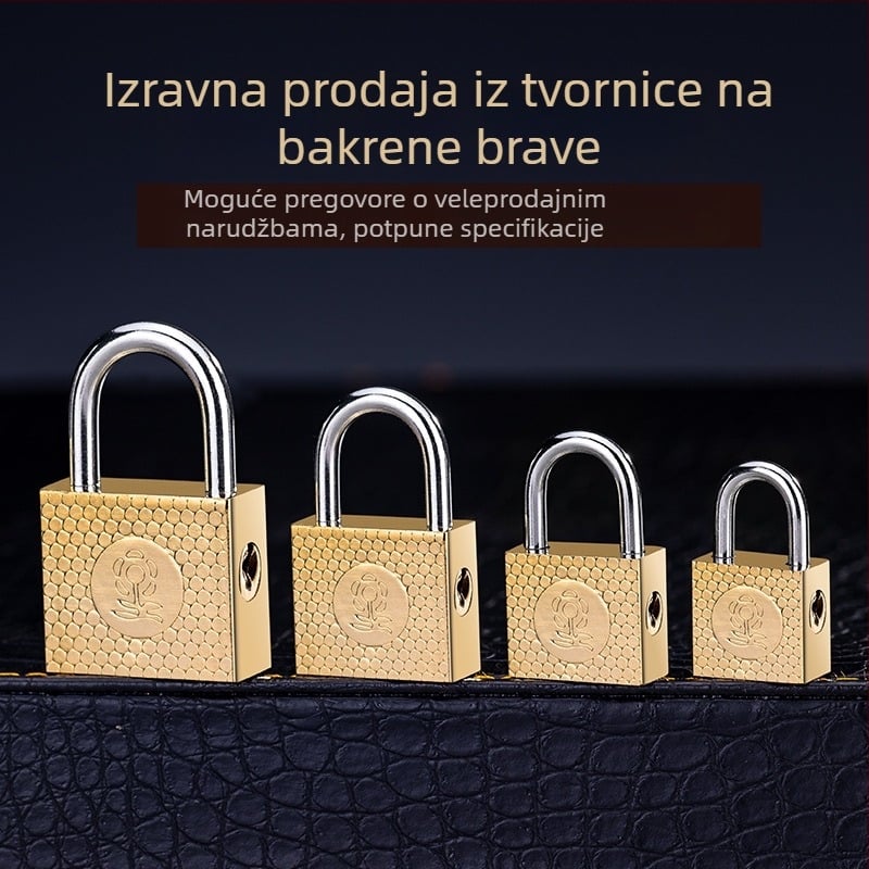Kućni katanc Type C • Željezni tijelo • Marka Sailor • Pogodno za dom, školu, dom za studente, tvornicu, gradilište i prtljagu • Ključ se ne može izvaditi kada je brava otvorena