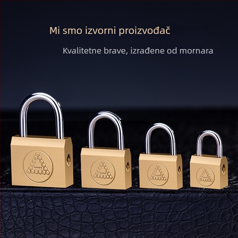 Kućni katanc Type C • Željezni tijelo • Marka Sailor • Pogodno za dom, školu, dom za studente, tvornicu, gradilište i prtljagu • Ključ se ne može izvaditi kada je brava otvorena