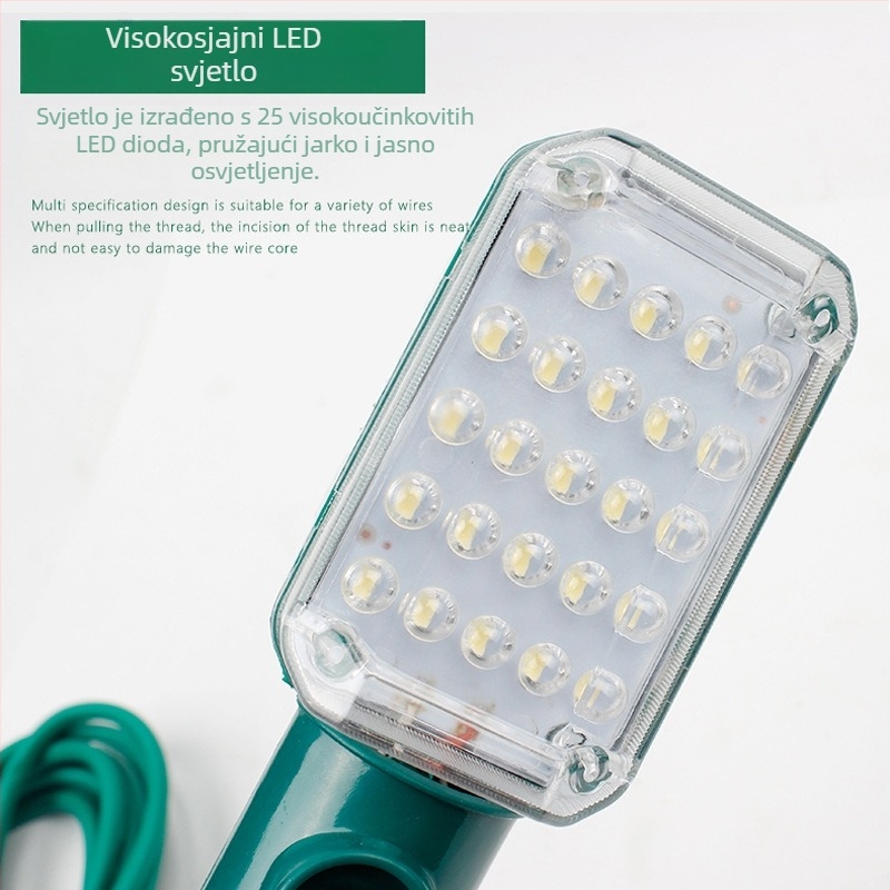 LED radna svjetiljka s magnetom za auto popravke i dekoraciju – Oubang, 25 LED dioda, Pribor br. 123
