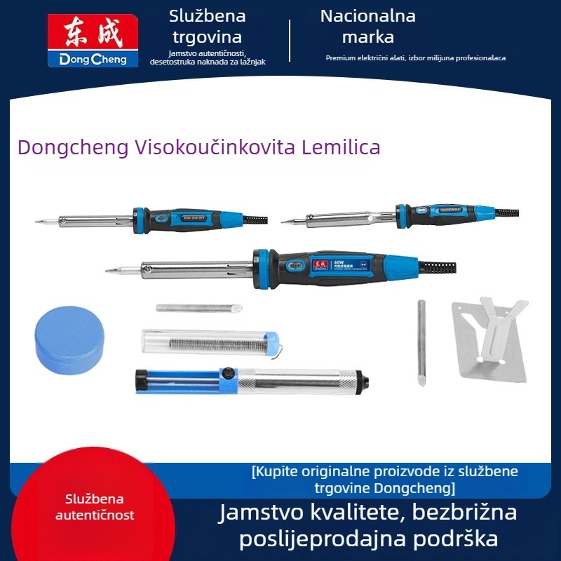 Dongcheng električno lemilo s konstantnom temperaturom — kućni set, dvostruka temperatura, visoka snaga