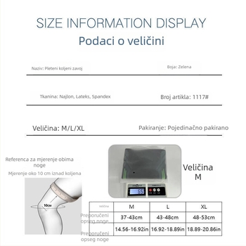 Set zaštitnih zaštita za koljeno, lakat i gležanj za sport – pogodan za košarku i trčanje