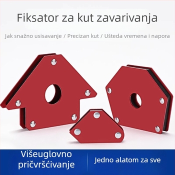 Jak magnetski pozicioner za zavarivanje s jakim magnetskim privlačenjem željeza, držač pod pravim kutom i držač pod više kutova