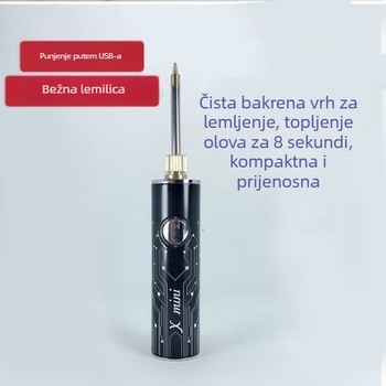 Bežični prijenosni mini USB punjiva lemilica s vrhom za lemjenje