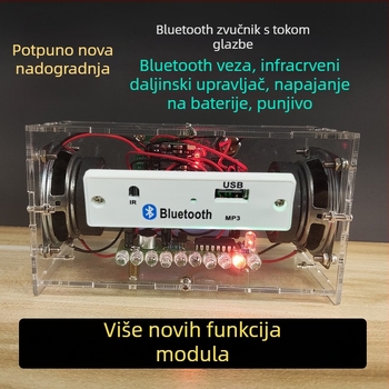 DIY komplet punjenja Bluetooth zvučnika — Brend SSY, obuka montaže, elektroničko zavarivanje i upravljanje glasovnim spektrima