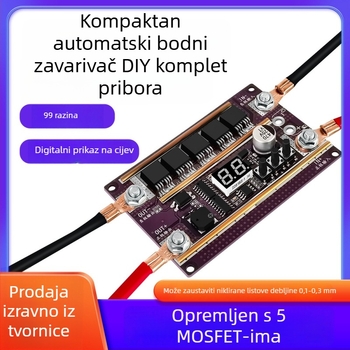 K99 kompaktni automatski točkasti zavarivač – DIY komplet dodataka za Li-ion bateriju 18650 – ploča za upravljanje s olovkom