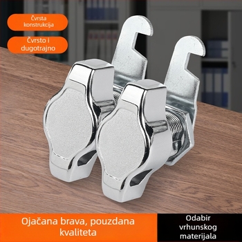 Brava za ormar — cinkova legura, moderni minimalistički stil, model Padlock mailbox lock