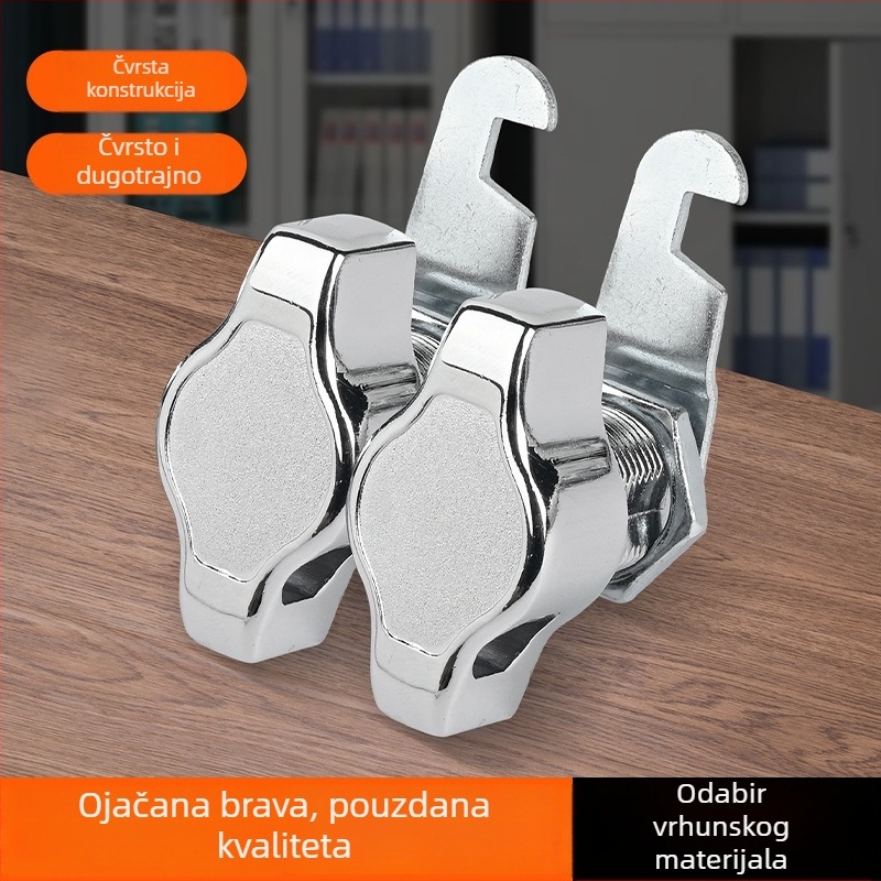 Brava za ormar — cinkova legura, moderni minimalistički stil, model Padlock mailbox lock