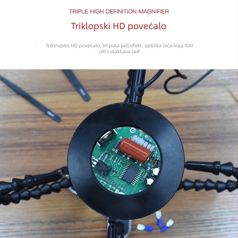 Četverokraki univerzalni držač za zavarivanje za PCB ploče, mobilne telefone i matične ploče računala — alat za zavarivanje, održavanje i inspekciju