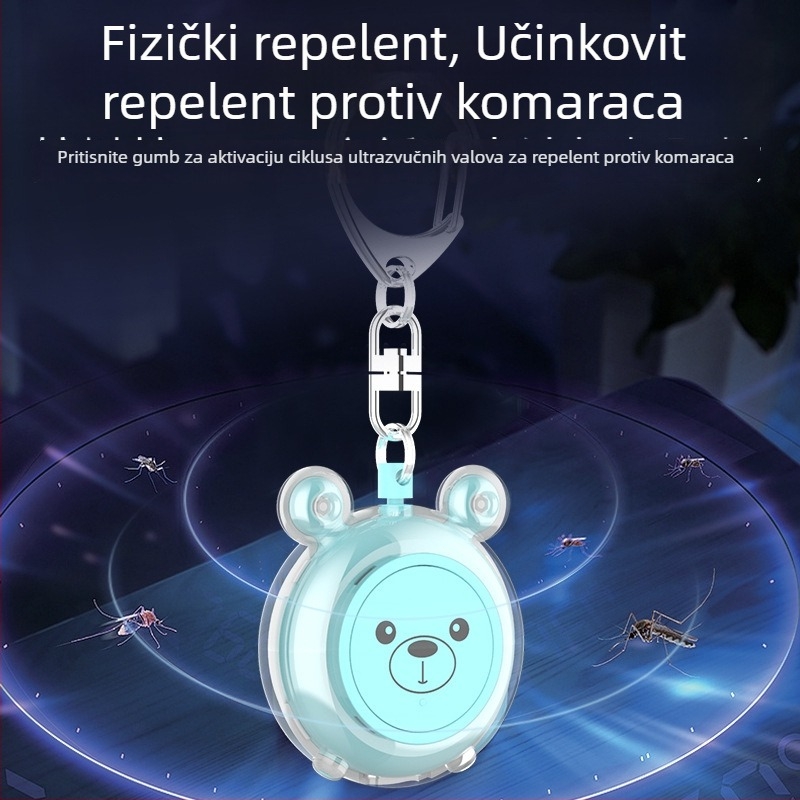 M96 Životinjski oblik ultrazvučni elektronički repelent za komarce, 5V, 5W, 34 Hz–70 kHz, punjiv