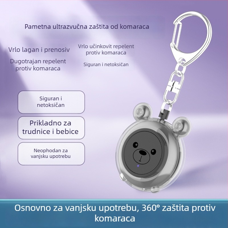 M96 Životinjski oblik ultrazvučni elektronički repelent za komarce, 5V, 5W, 34 Hz–70 kHz, punjiv
