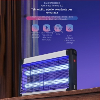 LED zidna lampa za ubijanje komaraca, vanjska upotreba, modeli Y06-Y12, 5V, 5W