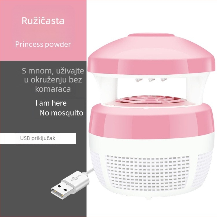 Lampa za ubijanje komaraca, plug-in, tiha LED, pokrivenost do 10 m², ABS kućište, pametna mreža