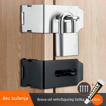 Brava za ormar – nehrđajući čelik, marka Wanzhonglai, novi kineski stil, površinska montaža, bez bušenja