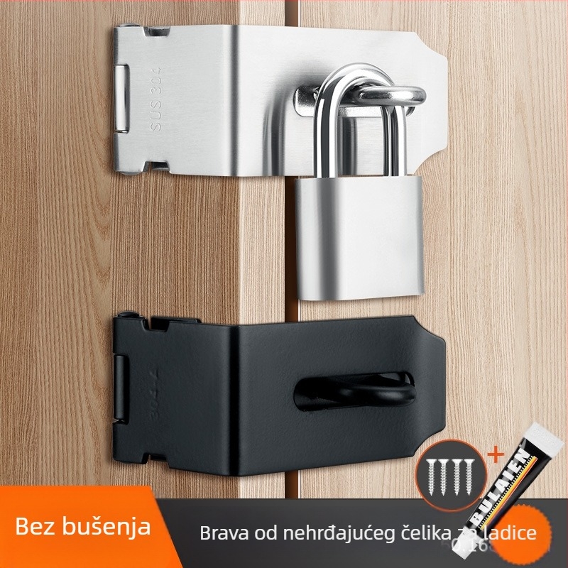Brava za ormar – nehrđajući čelik, marka Wanzhonglai, novi kineski stil, površinska montaža, bez bušenja