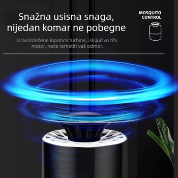 Fotokatalitska lampa za ubijanje komaraca, USB, unutarnja i vanjska uporaba, LED svjetlo, pokrivenost 10 m²