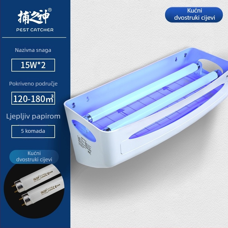 GM510 Lepiva lampica za hvatanje insekata – 30W, 220V, T8 15W cijev, 1,96 kg