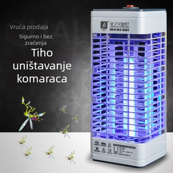 Kućna lampa za ubijanje komaraca — zidna montaža, fotokatalizator unutarnja jedinica, električni udar, 220V, model MARS-001