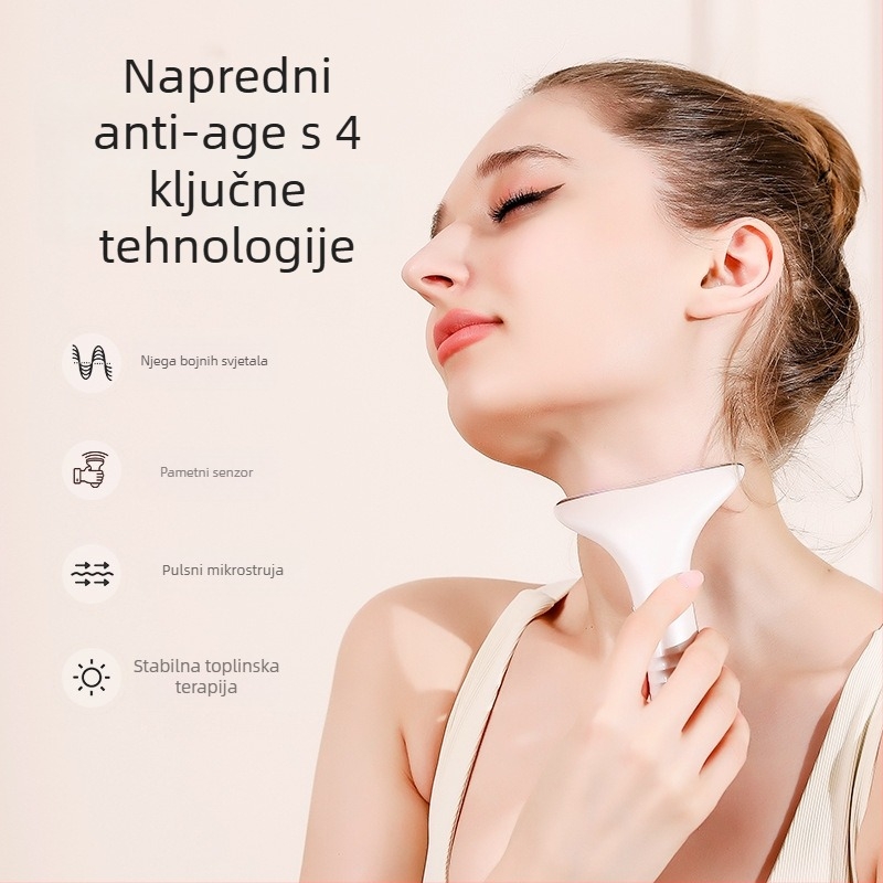 Uređaj za ljepotu vrata s EMS mikrostrujom – podizanje i učvršćivanje, vibracijski masaža, konstantna temperatura grijanja, model M5