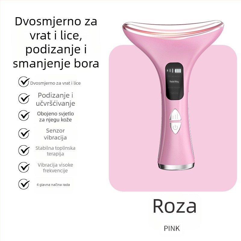 Uređaj za ljepotu vrata s EMS mikrostrujom – podizanje i učvršćivanje, vibracijski masaža, konstantna temperatura grijanja, model M5