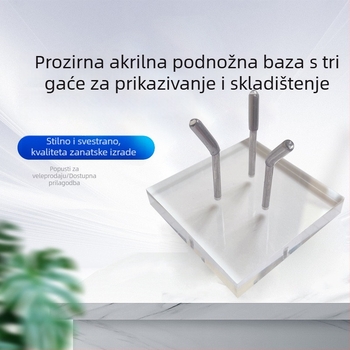 Izložbeni regal – Akril, troprstna potpora, Prvi kat, Hongkuan Jewelry 026