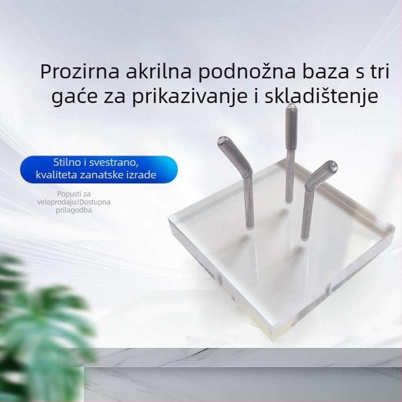 Izložbeni regal – Akril, troprstna potpora, Prvi kat, Hongkuan Jewelry 026